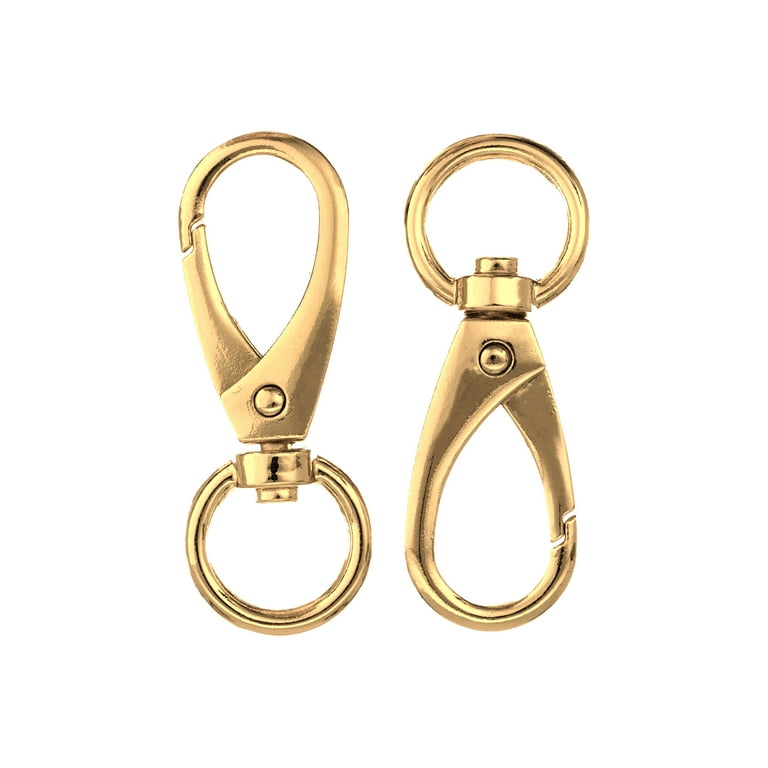 PARACORD PLANET 1/2 Inch Swivel Snap Hooks - Gold - Key chains & Lanyards -  Various Pack Sizes