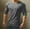 Gray, variant on Zylanna Men's Long Sleeve T-Shirts, Solid Color Activewear Crew Neck Stretchy Casual Tops for Men Army Green