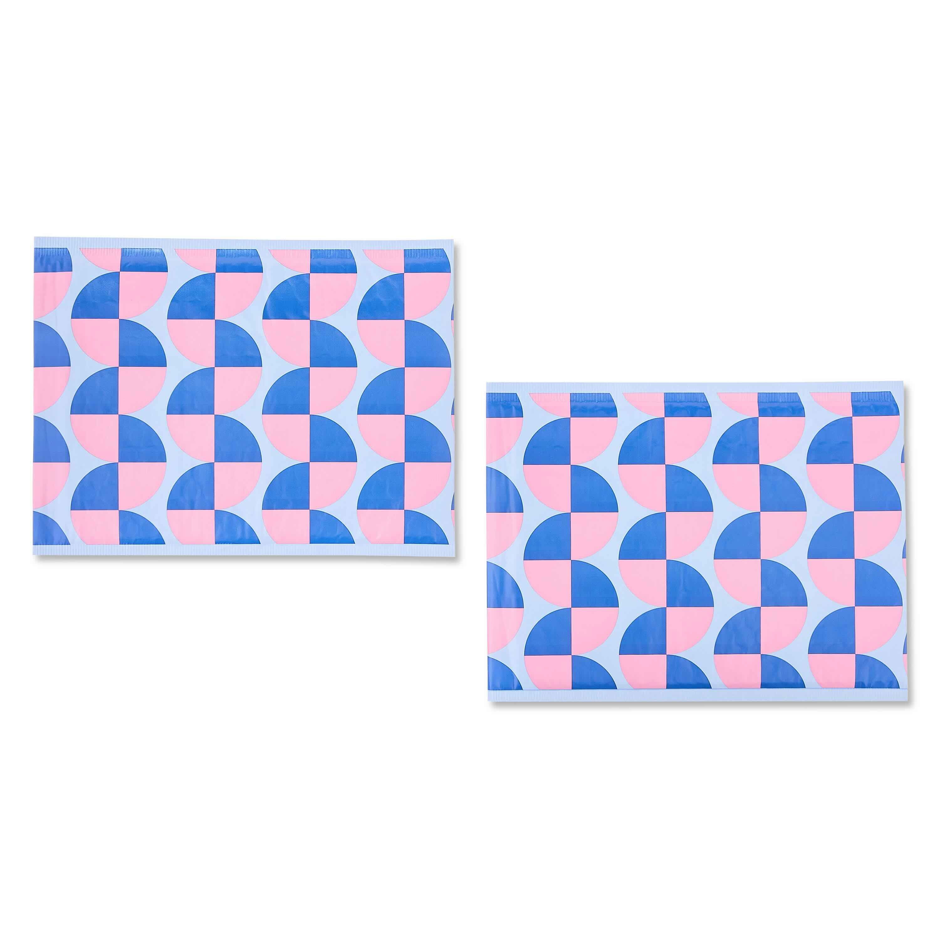 Pen + Gear, Poly Bubble Mailers, #0, 6" x 9", Decorative, 2-pack
