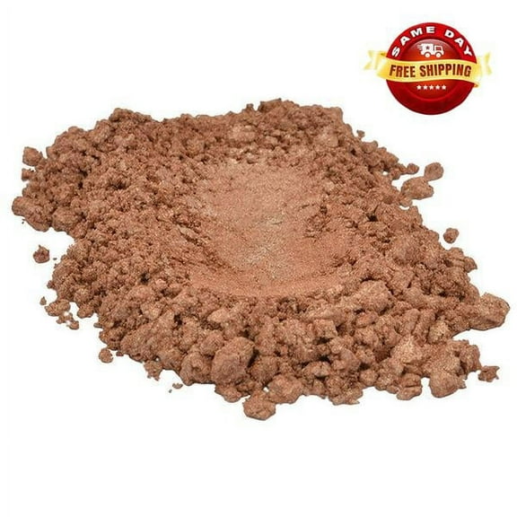 BRONZE FINE BEIGE BROWN LUXURY MICA COLORANT PIGMENT POWDER COSMETIC GRADE 2 OZ