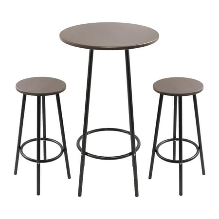 Zella 3 Piece Pub Set, Espresso