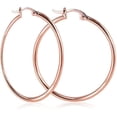 thumbnail image 1 of JFBUJC Titanium Steel Round Earrings Women's Earrings Hypoallergenic, 1 of 2