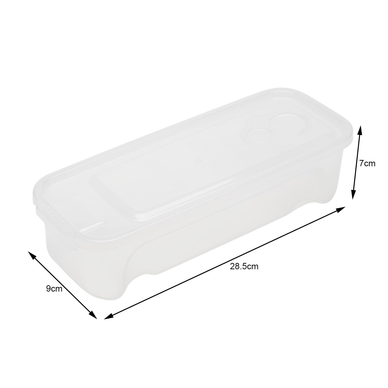wirlsweal Pasta Storage Container Airtight Transparent Food Storage Box ...