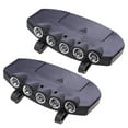 thumbnail image 2 of lámparas profesionales recargables con clip para sombrero, modos de iluminación ajustables, linterna frontal de pesca inteligente con clip y batería (negra), 2 of 7