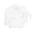 thumbnail image 2 of HONMEET 4Pack Electrical Equipments Button Cover PC Transparent Dustproof Flat Round Emergency Situations, 2 of 6