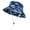 Navy, variant on Kids Girl Kids Sun Hat UPF 50+ Wide Brim Adjustable Chin Strap Lightweight Breathable Quick Dry Blue Whale Print Bucket Hat,Size 1-2T