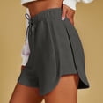 thumbnail image 5 of Tumotour Plus Size Summer Athletic Workout Shorts for Women Elastic Waist Shorts with Pockets Drawstring Summer Running Shorts Yoga Pants, 5 of 8