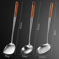 thumbnail image 3 of Ustensiles de Cuisine Wok Spatule Fer et Louche Ensemble d'Outils Spatule pour Cuisson en Acier Inoxydable Accessoires de Cuisine Essentiels Couleur 1, 3 of 3