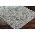 thumbnail image 3 of Hauteloom Hagdan Living Room, Bedroom Area Rug - Traditional - High Pile - Gray, Cream, Light Gray - 7'10" x 10'2", 3 of 7