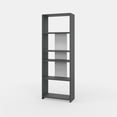 thumbnail image 5 of Ada Home Decor Diosp Multiple Tier Open Shelf Modern Bookcase, Anthracite/White, 5 of 7