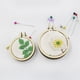 thumbnail image 5 of Mini bordado, bordado elástico, bastidor de bordado circular, colgante de madera, joyería, colgante de bordado hecho a mano, manualidades de bricolaje, 5 of 6