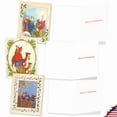 thumbnail image 4 of 20 Merry Christmas Note Cards Pack (10 Designs, 2 Each) - Vintage Wise Men (4" x 5.12") AM8845XSG-B2x10, 4 of 6