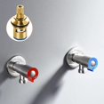thumbnail image 5 of Pack of 2 Stainless Steel Water Valve, Angle Valve, Tap Angle Valve, Leak-Proof(Blue, Red)-rx, 5 of 5