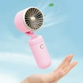 thumbnail image 6 of TaTaai 4Pcs Mini Handheld Fan,Portable Fan Rechargeable with 3 Speeds,Travel Essential Summer Accessory for Women: Hand fan for, Makeup, Eyelash, and Face Cooling, 6 of 7