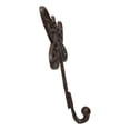 thumbnail image 6 of Set Of 2 Rustic Cast Iron Dragonfly with Scrollwork Filigree Wings Wall Hooks, 6 of 10