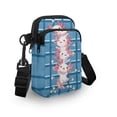 thumbnail image 3 of HELLHERO Axolotl Badminton Women Crossbody Bag Polyester with Shoulder Strap Crossbody Sling Bag for Outdoor Travel Daily Use, 3 of 7