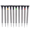 thumbnail image 4 of Watch Repair Screwdriver Set, 10Pcs Quick Selection Tempered Better Grip Watch Repair Manual Screwdriver Set  For Industrial Use, 4 of 8