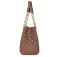thumbnail image 5 of Montana West MEDIUM Chain Shoulder Bag for Women Hobo Handbags Tote Purse, Brown, 5 of 7