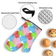 thumbnail image 4 of ZICANCN Oven Mitts and Pot Holders Sets , Cute Cartoon Pastel Animals Baking Sets for Kitchen BBQ Gloves Heat Resistant Cooking 4 Pieces, 4 of 8