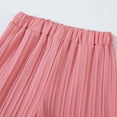 thumbnail image 6 of Summer Outfits Ruffle Sleeve Casual T-Shirt Tops and Pants 2 Piece Girls Sets 8-9 Years Girl Clothes, 6 of 7