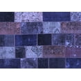 thumbnail image 1 of Ahgly Company Indoor Rectangle Patchwork Blue Transitional Area Rugs, 8' x 10', 1 of 4