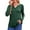 Z:Green, variant on Fancyglim Henley Shirts for Women V Neck Long Sleeve Casual Loose Pleated Tunic Tops White L