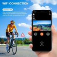 thumbnail image 6 of 4K 60FPS Multifunctional Cycling Camera Rainproof 2.0 Inch IPS Screen WiFi Connection with LED Flashlight Bike Horn, 6 of 7