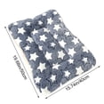 thumbnail image 6 of Qocolcyl 100% Cotton Double Sided Warm Dog Cat Blanket,Thickened Winter Calming Pet Sleeping Mat 19x13in, Machine Washable Stain Resistant Kennel Cushion, Multi Star Paw Print Patterns For Small Pets, 6 of 7