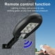 thumbnail image 4 of Bewildely Luz de pared solar Sensor de movimiento al aire libre Inducción del cuerpo Lámpara de noche automática Iluminación de control remoto Patio Iluminación y accesorios MAZORCA Bewildely HA073231-02, 4 of 6