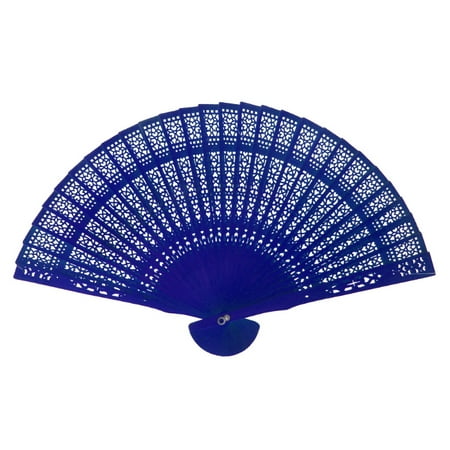 

Colourful Vintage Hollow Wood Hand Fan Chinese Fragrant Wooden Folding Fans