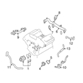 thumbnail image 3 of New Genuine Nissan Hose Radiator,Upper 21501ZS00A / 21501-ZS00A OEM, 3 of 10