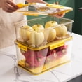 thumbnail image 6 of SDFGTstore Plastic Food Storage Box Container with Lid and Drain Tray Timing Function Fridge Produce Saver Refrigerator Organizer, 6 of 17