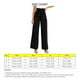 thumbnail image 5 of Pantalones de trabajo holgados, color negro, cintura elástica, estilo elegante de oficina, talla XL, 5 of 8