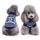 thumbnail image 4 of Suéter navideño con estampado de copos de nieve y cuello alto, ropa adorable para cachorros, suministros para fiestas de disfraces de mascotas abrigadas de invierno, talla XL (azul), 4 of 6