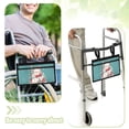 thumbnail image 3 of Jiueut Christmas Snowman Wheelchair Bags to Hang on Side Wheelchair Bags to Hang on Side 2 Pockets Suitable for Most People Wheelchair Side Pouches for Drinks and Glasses, 3 of 7