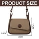 thumbnail image 2 of Bolso de hombro de cuero artificial para uso diario, de nueva tendencia, de moda, sencillo, para uso informal, de color caqui oscuro, 2 of 5