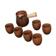 thumbnail image 2 of DOLITY 500ml Ceramic Teapot Chinese Traditional Clay Tea Pot with Side Handle Tea Maker with 6 cup, 2 of 9