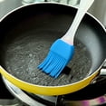 thumbnail image 3 of Cepillo Aceite Pastel Silicona Herramienta Mantequilla para Barbacoa Utensilios Resistentes Al Calor() Azul, 3 of 6