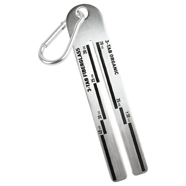 GGTHE 4/09 Shingle Gauge, Shingle Gauge with Carabiner, Roof Shingles