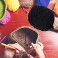 thumbnail image 4 of 2 rollos de hilos de crochet portátil de lana de vellón de coral conveniente de punto, 4 of 6