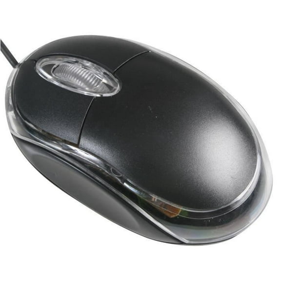 DYNAMODE - Illuminated USB Optical Mouse Black
