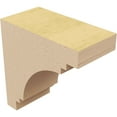 thumbnail image 5 of 2"W x 4"D x 4"H Classic Pescadero Rough Cedar Woodgrain TimberThane Corbel, Primed Tan, 5 of 6