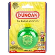 Duncan Toys Imperial Yo-Yo, Beginner Yo-Yo with String, Steel Axle and Plastic Body, Green