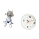 thumbnail image 5 of Figura de escritorio,Estante con estatua de astronauta para decoración de oficina y hogar,Reloj de pared,Reloj de pared decorativo,moderno y elegante.,Reloj de pared redondo silencioso y sin, 5 of 8