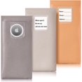 thumbnail image 1 of ORUYROP Squeeze Leather Sunglasses Pouch-3 Pack Spring Storage Glasses Pouch Holder, 1 of 7