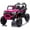 Pink, variant on iRerts 24V Ride on UTV, Powered Ride on Cars with Remote Control, Bluetooth, Music Player, 4 Wheels Suspension, LED Lights, Ride on Toys Electric Vehicles Cars for Kids Boys Girls Gifts, Black