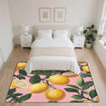 thumbnail image 7 of CURLYOOT Lemon Area Rugs 5'x7' Washable Rug Large Living Room Rug Non Slip Tropical Fruits Indoor Floor Carpet for Dining Room Bedroom Home, 7 of 7