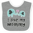 thumbnail image 3 of Inktastic I Love My Mommy Boys or Girls Baby Bib, 3 of 4