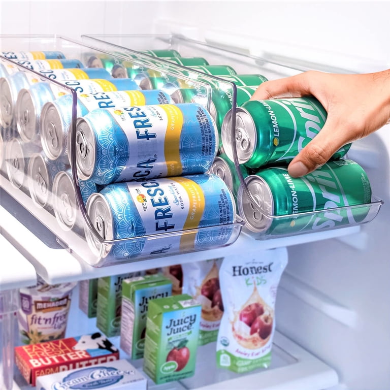 Soda Can Organizer for Refrigerator Can Organizer for
