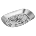 thumbnail image 4 of Plato de aperitivos de estilo europeo vintage de metal, bandeja de escritorio para guardar frutas, postres y dulces., 4 of 14